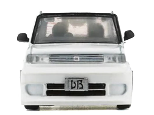 Toyota bB 2000 Van White with Extra Accessories 1/64 Diecast Model Car by BM Creations BM Creations