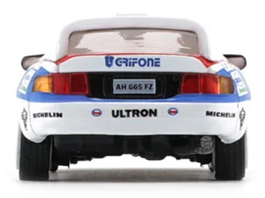 Toyota Celica GT-Four #21 Gilberto Pianezzola - Loris Roggia "Rallye Sanremo - Rallye d'Italia" (1996) with Extra Wheels 1/64 Diecast Model Car by BM Creations BM Creations