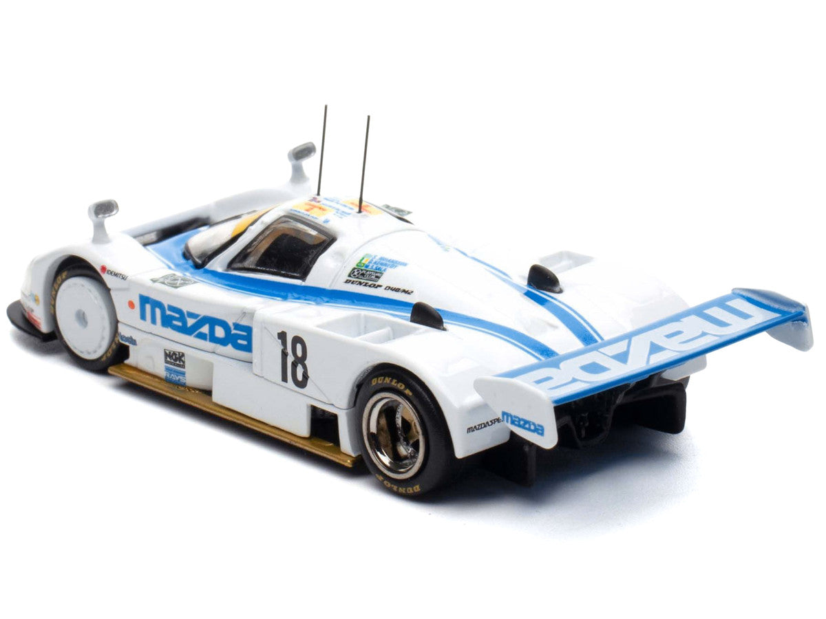 Mazda 787B #18 Stefan Johansson - David Kennedy - Maurizio Sandro Sala "Mazdaspeed" "24 Hours of Le Mans" (1991) 1/64 Diecast Model Car by BM Creations-0
