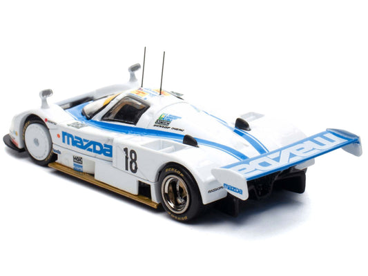 Mazda 787B #18 Stefan Johansson - David Kennedy - Maurizio Sandro Sala "Mazdaspeed" "24 Hours of Le Mans" (1991) 1/64 Diecast Model Car by BM Creations-0