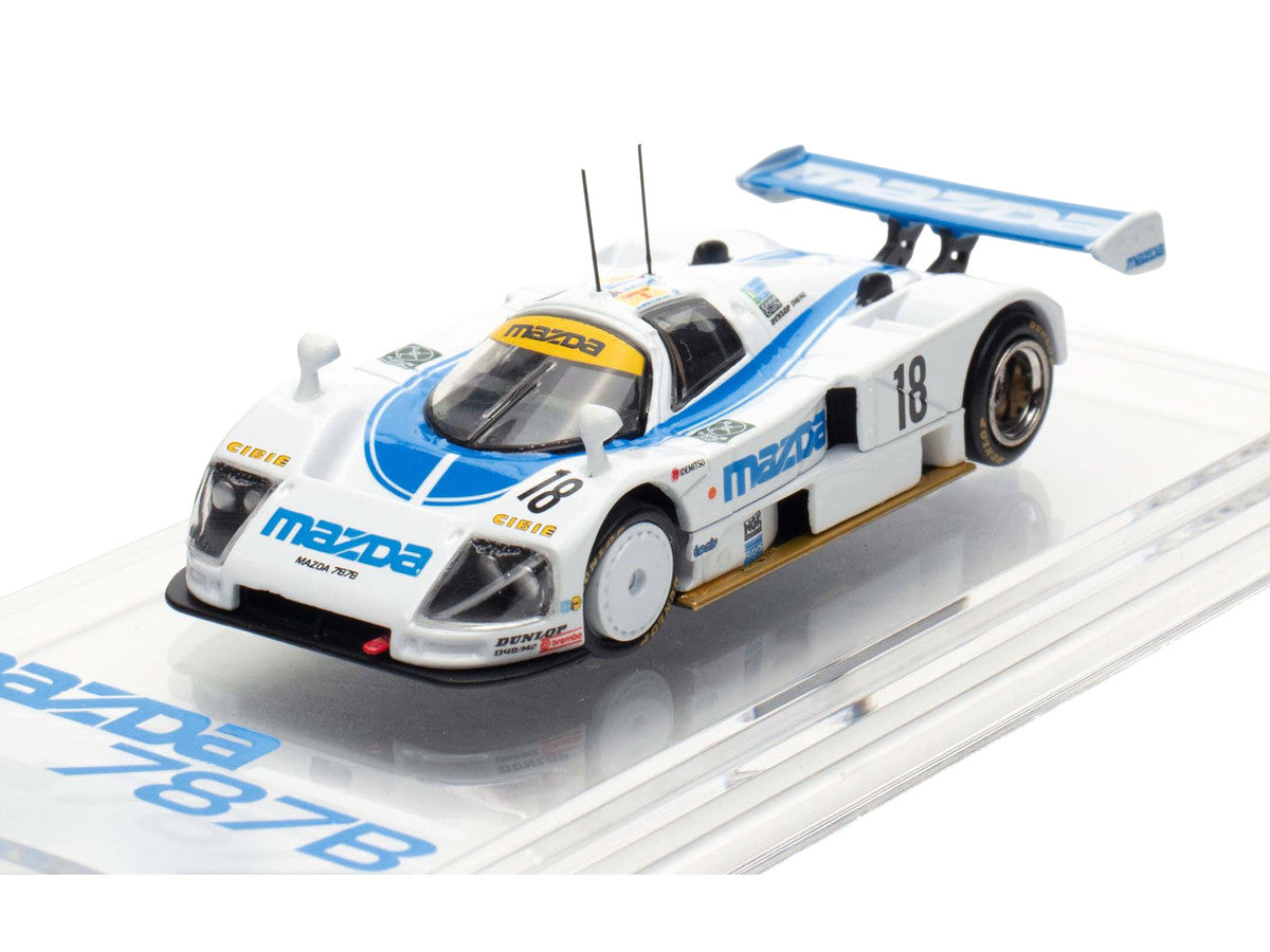 Mazda 787B #18 Stefan Johansson - David Kennedy - Maurizio Sandro Sala "Mazdaspeed" "24 Hours of Le Mans" (1991) 1/64 Diecast Model Car by BM Creations-2