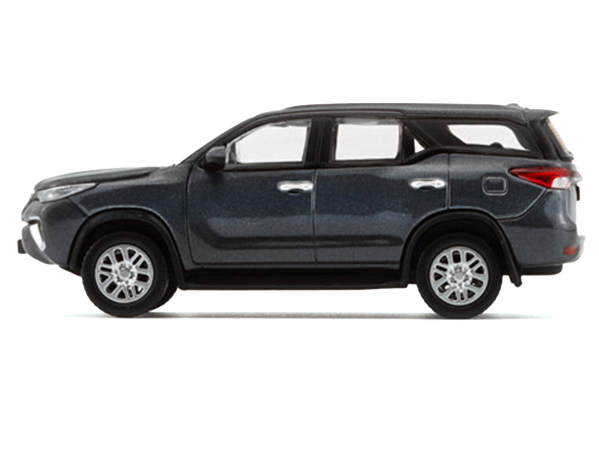 2018 Toyota Fortuner Dark Silver Metallic 1/64 Diecast Model Car by BM Creations-1