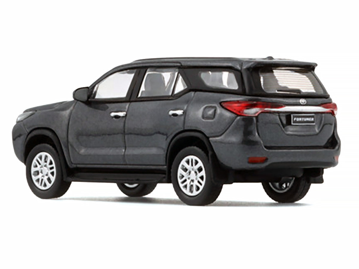 2018 Toyota Fortuner Dark Silver Metallic 1/64 Diecast Model Car by BM Creations-2