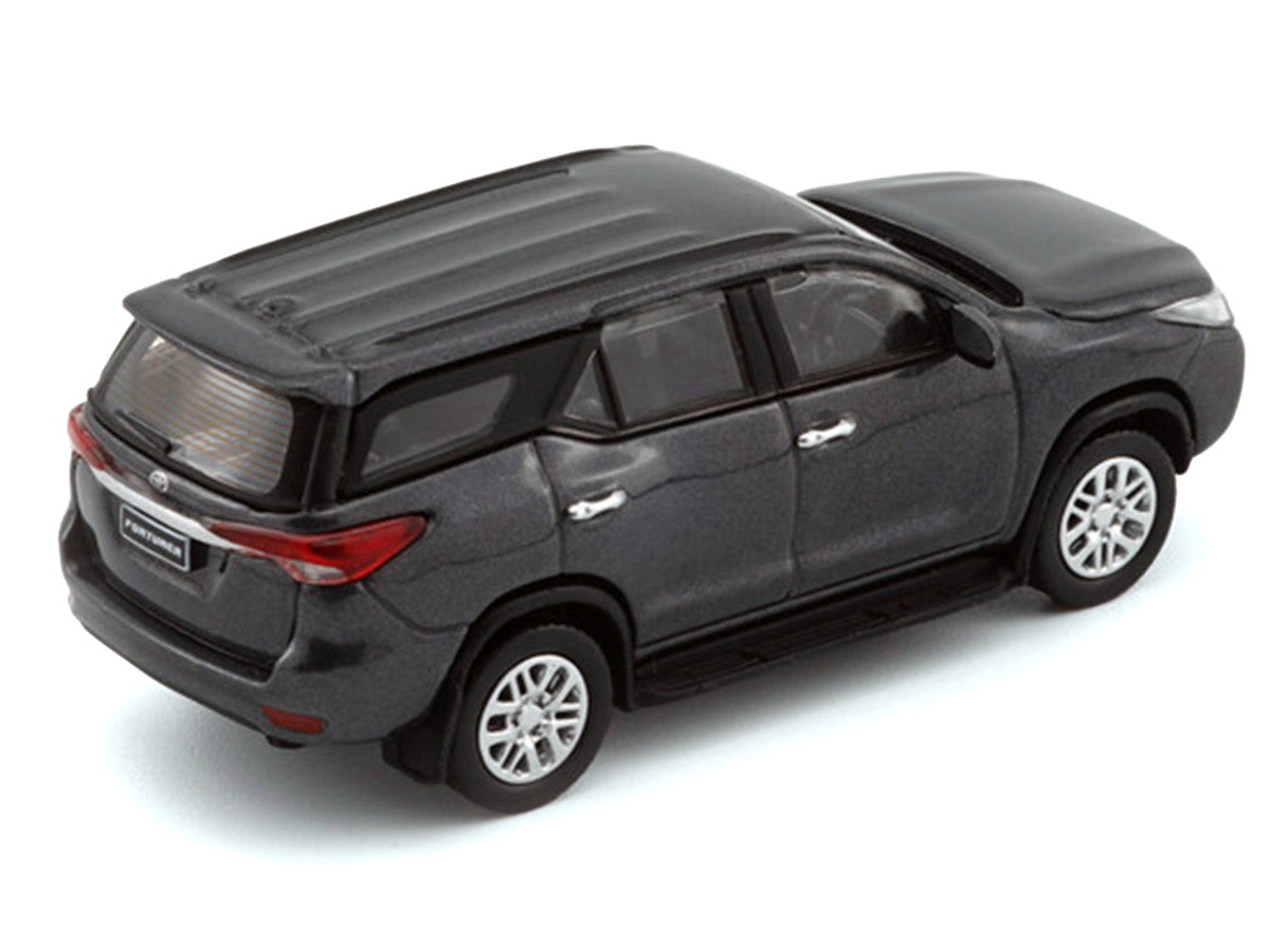 2018 Toyota Fortuner Dark Silver Metallic 1/64 Diecast Model Car by BM Creations-3