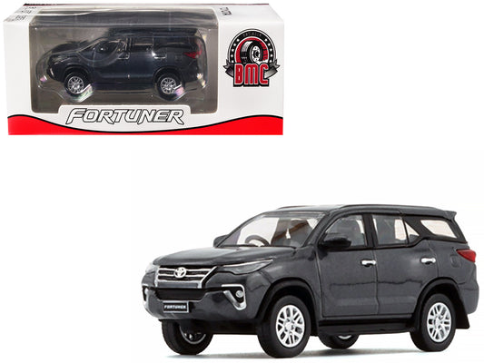 2018 Toyota Fortuner Dark Silver Metallic 1/64 Diecast Model Car by BM Creations-0
