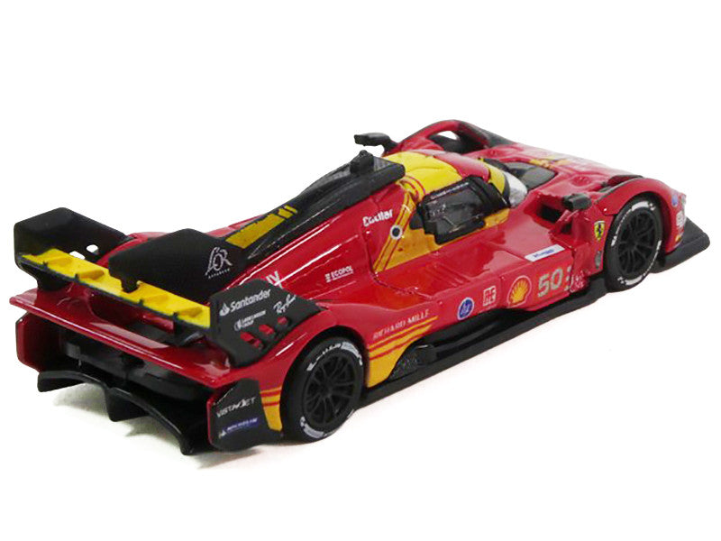 Ferrari 499P #50 Antonio Fuoco - Miguel Molina - Nicklas Nielsen "Ferrari AF Corse" Winner "24 Hours of Le Mans" (2024) 1/64 Diecast Model Car by Polistil Polistil