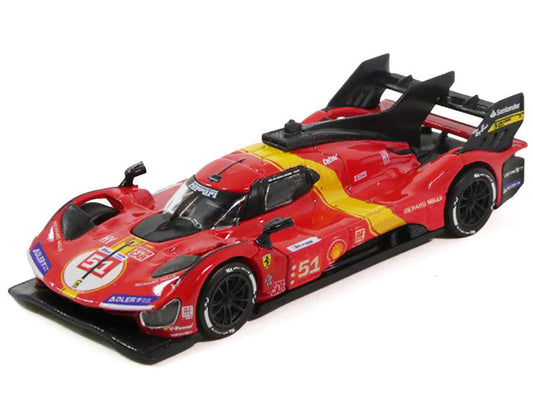 Ferrari 499P #51 James Calado - Antonio Giovinazzi - Alessandro Pier Guidi "Ferrari AF Corse" Winner "24 Hours of Le Mans" (2023) 1/64 Diecast Model Car by Polistil Polistil