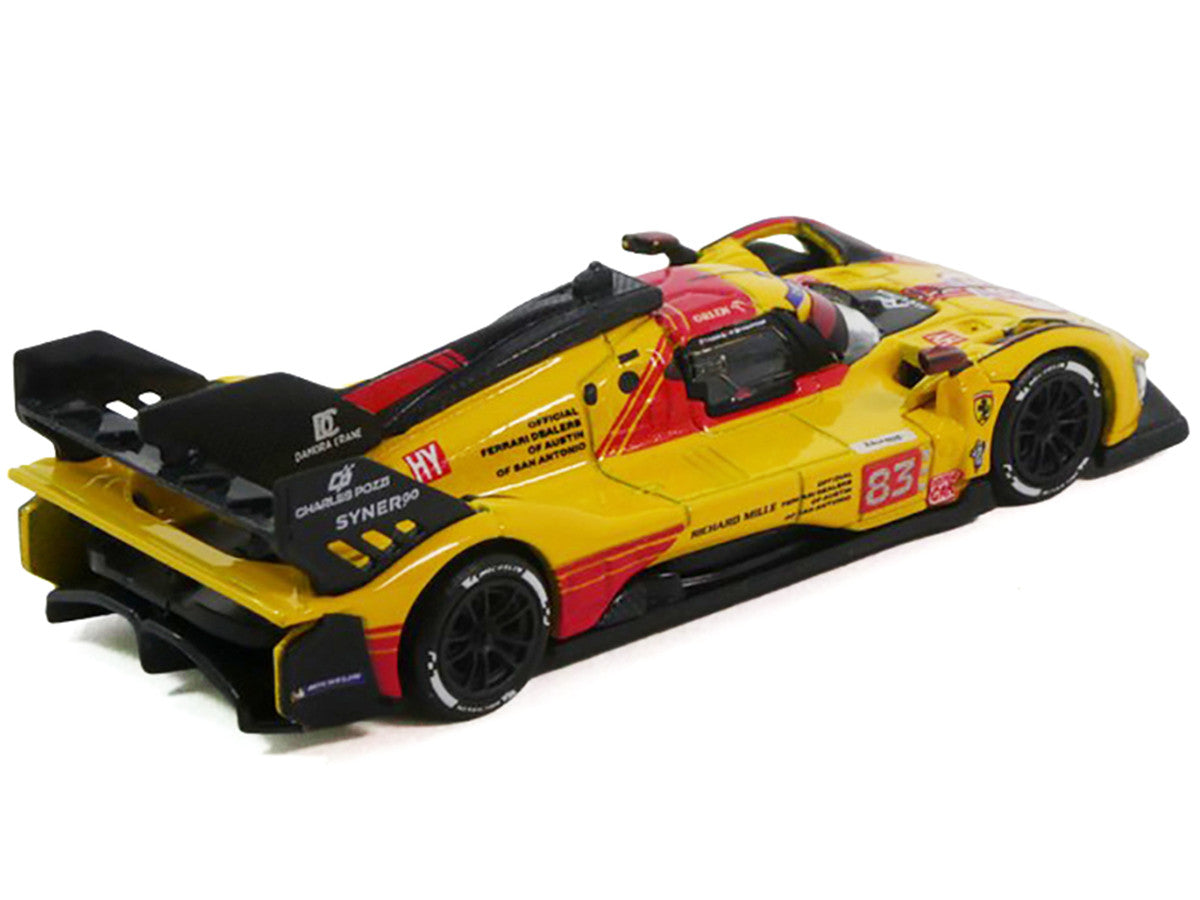Ferrari 499P #83 Robert Kubica - Robert Shwartzman - Yifei Ye "AF Corse" "24 Hours of Le Mans" (2024) 1/64 Diecast Model Car by Polistil Polistil