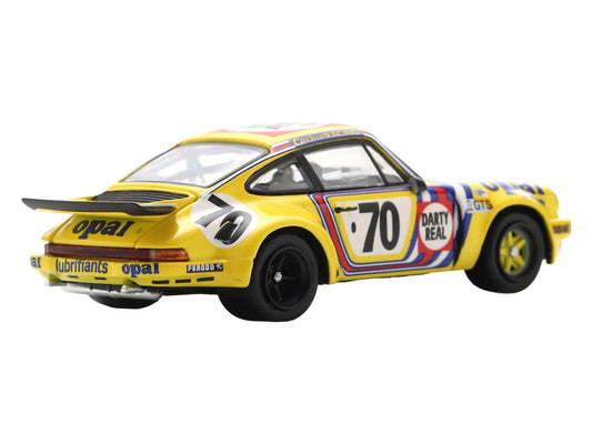 Porsche 911 Carrera RSR 3.0 #70 Henri Cachia - Raymound Touroul - Dennis Rua "ASA Cachia-Bondy" "24 Hours of Le Mans" (1974) 1/64 Model Car by Spark Spark