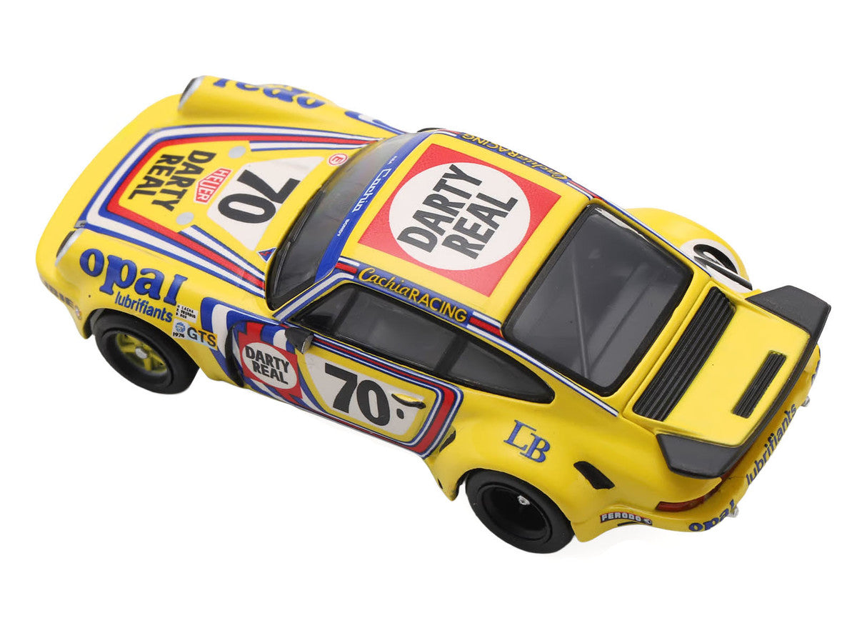 Porsche 911 Carrera RSR 3.0 #70 Henri Cachia - Raymound Touroul - Dennis Rua "ASA Cachia-Bondy" "24 Hours of Le Mans" (1974) 1/64 Model Car by Spark Spark