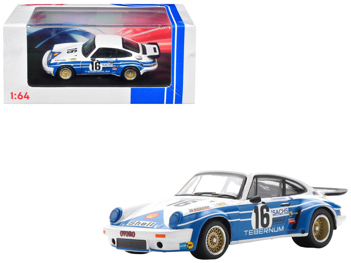 Porsche 911 Carrera RSR 3.0 #16 Clemens Schickentanz - Hartwig Bertrams "Joest Racing - Tebernum Racing" "24 Hours of Le Mans" (1975) 1/64 Model Car by Spark Spark