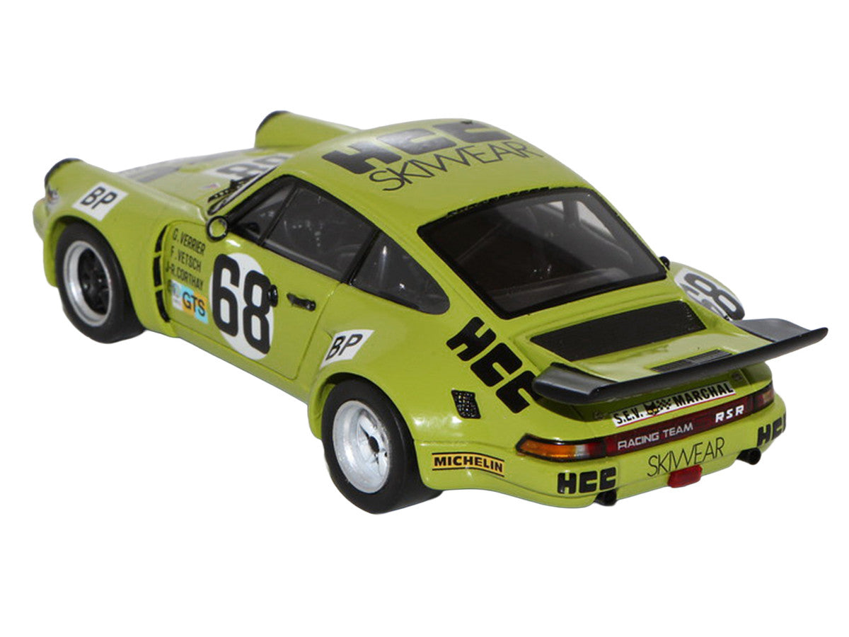 Porsche 911 Carrera RSR 3.0 #68 Guy Verrier - Florian Vetsch - Jean-Robert Corthay "24 Hours of Le Mans" (1975) 1/64 Model Car by Spark-2