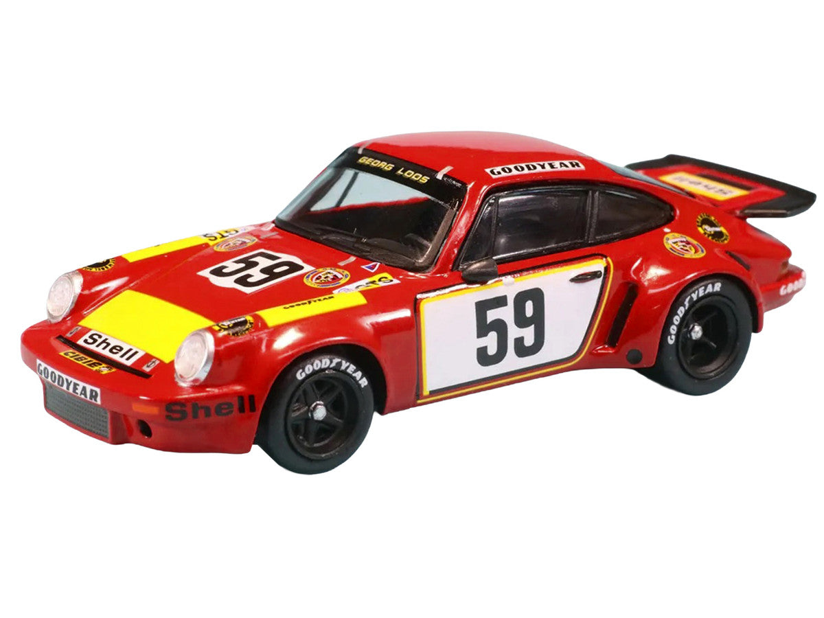 Porsche 911 Carrera RSR #59 Tim Schenken - Howden Ganley "Gelo Racing Team" "24 Hours of Le Mans" (1975) 1/64 Model Car by Spark-2