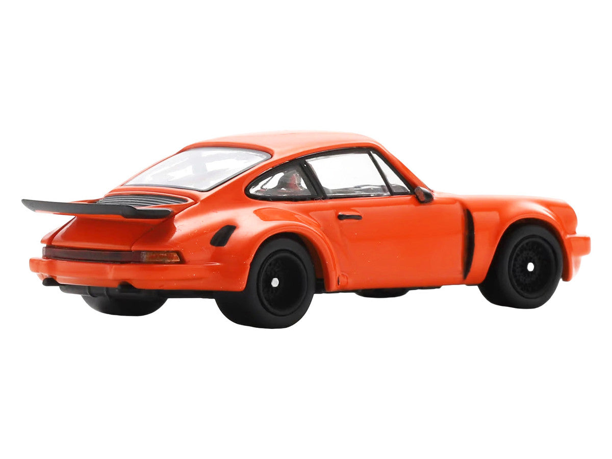 1974 Porsche 911 Carrera RSR 3.0 Orange 1/64 Model Car by Spark-1