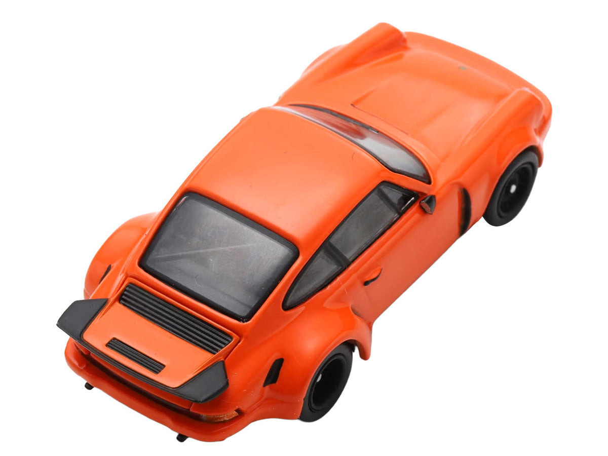 1974 Porsche 911 Carrera RSR 3.0 Orange 1/64 Model Car by Spark-3