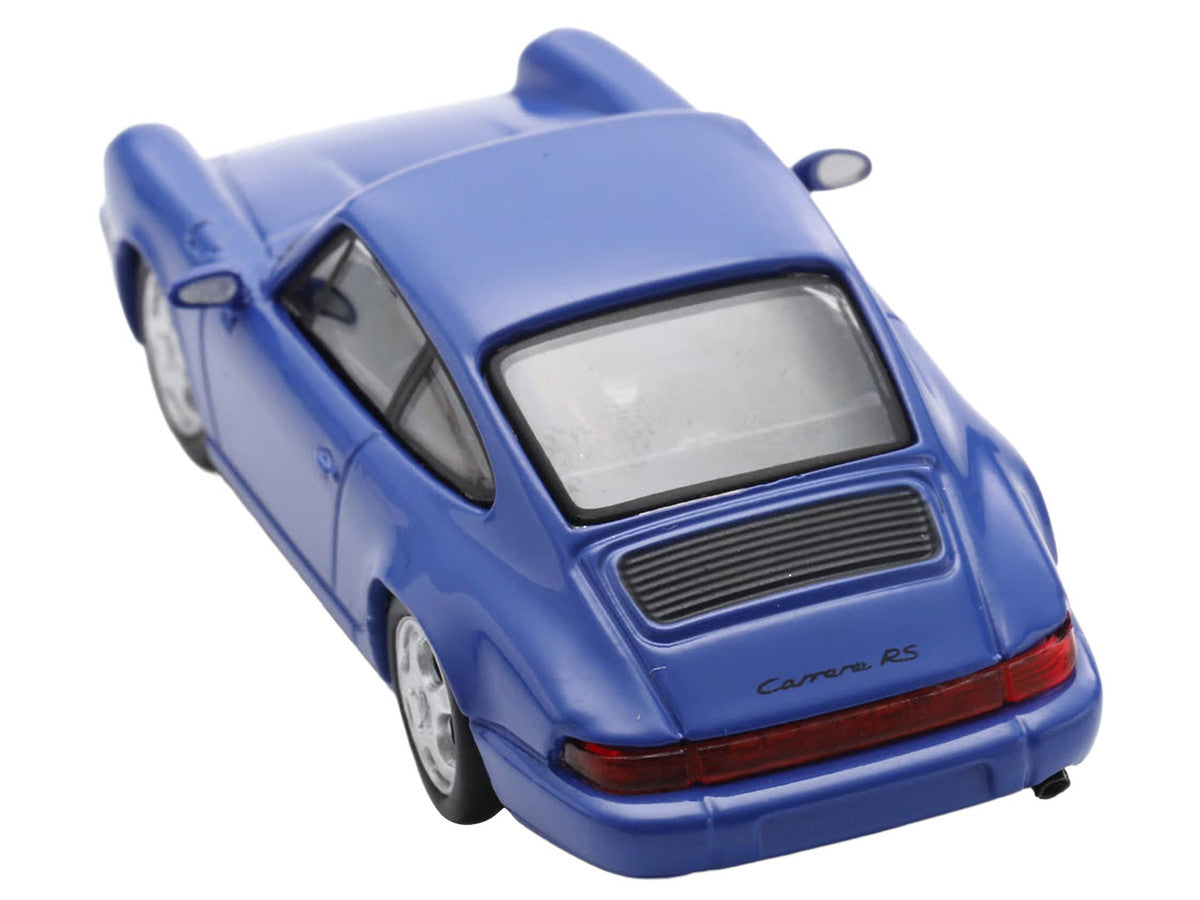 1992 Porsche 911 Carrera RS 3.6 Blue 1/64 Model Car by Spark Spark