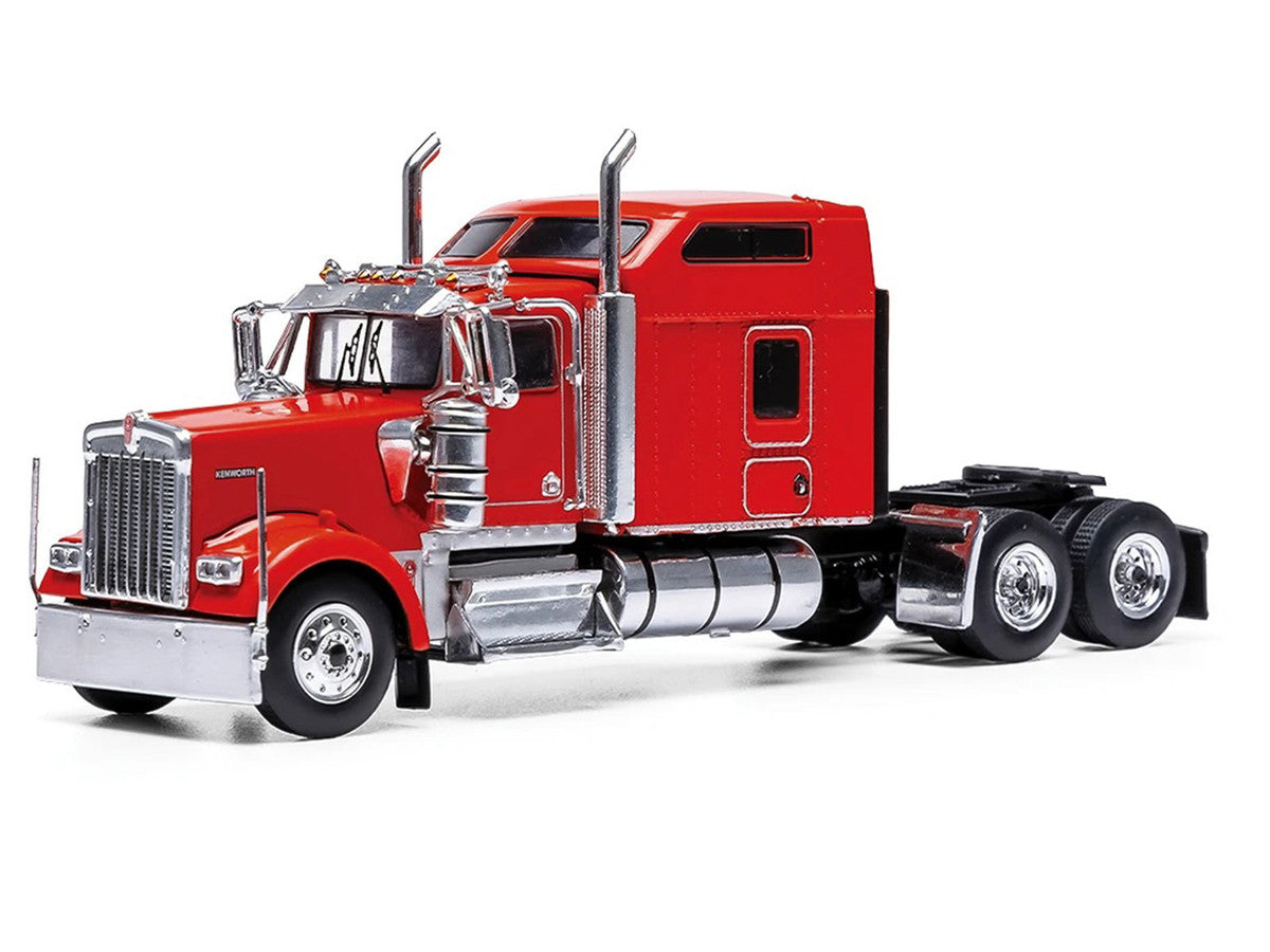 1990 Kenworth W900 Truck Tractor Red 1/64 Diecast Model by IXO Models IXO