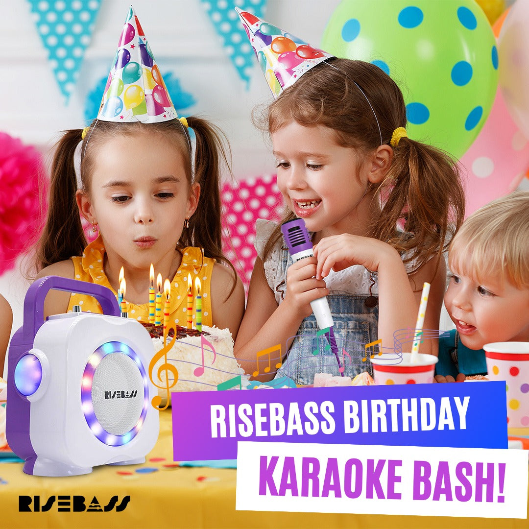 Karaoke Machine for Kids - Bluetooth Speaker with 2 Microphone - Portable Kids Karaoke Machine for Girls and Boys - Birthday Gift for Girls and Boys Ages 2 Years Old and Up. LuxuryLifeWay Online Store