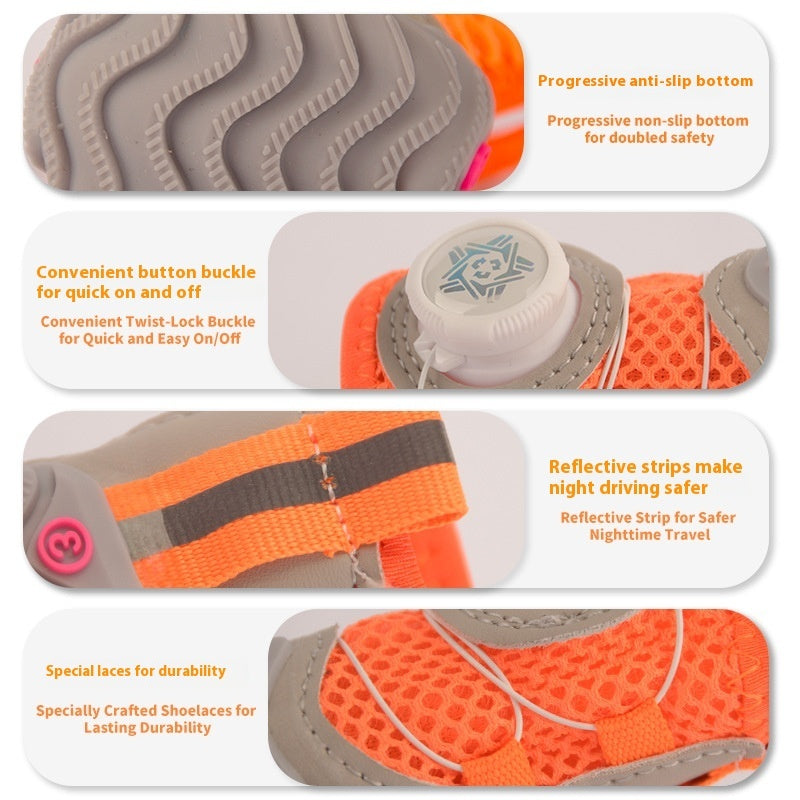 Dog Shoes Dog Shoes Soft Bottom Thin Small Dog Dog Shoes LadyShow.Store