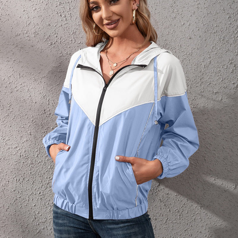 Women's Jacket Hooded Waterproof Jacket Coat Top