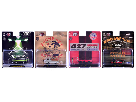 "Auto News" Release 17 Set of 4 Cars Limited Edition to 8500 pieces Worldwide 1/64 Diecast Model Cars by M2 Machines M2
