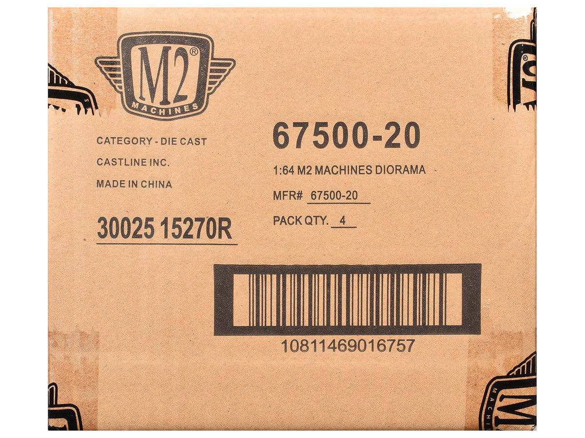 "Auto News" Release 20 Set of 4 Cars Limited Edition to 4500 pieces Worldwide 1/64 Diecast Model Cars by M2 Machines M2
