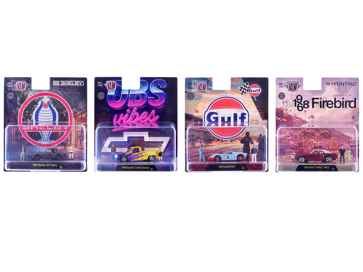 "Auto News" Release 20 Set of 4 Cars Limited Edition to 4500 pieces Worldwide 1/64 Diecast Models by M2 Machines M2