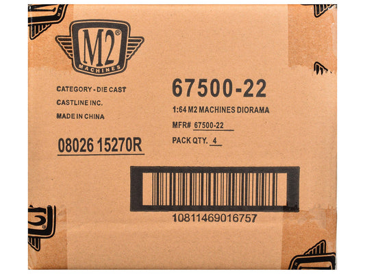 "Auto News" Release 22 Set of 4 Cars Limited Edition to 3600 pieces Worldwide 1/64 Diecast Models by M2 Machines M2