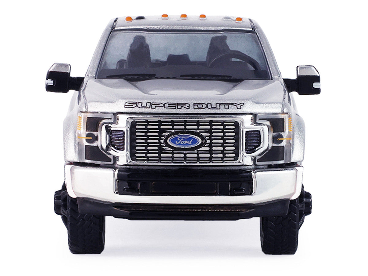 2022 Ford F-450 Super Duty Pickup Truck Iconic Silver Metallic "Auto Mall" Series 8 1/64 Diecast Model Car by Greenlight Greenlight