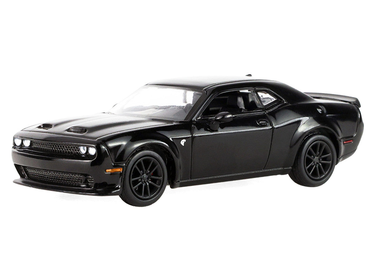 2023 Dodge Challenger SRT Hellcat Widebody Black "Auto Mall" Series 8 1/64 Diecast Model Car by Greenlight Greenlight