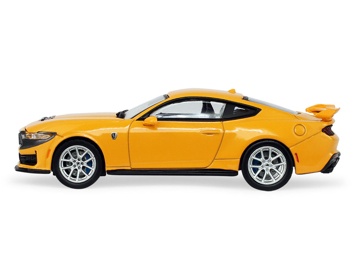 2024 Ford Mustang Dark Horse Yellow Splash Metallic "Auto Mall" Series 8 1/64 Diecast Model Car by Greenlight Greenlight