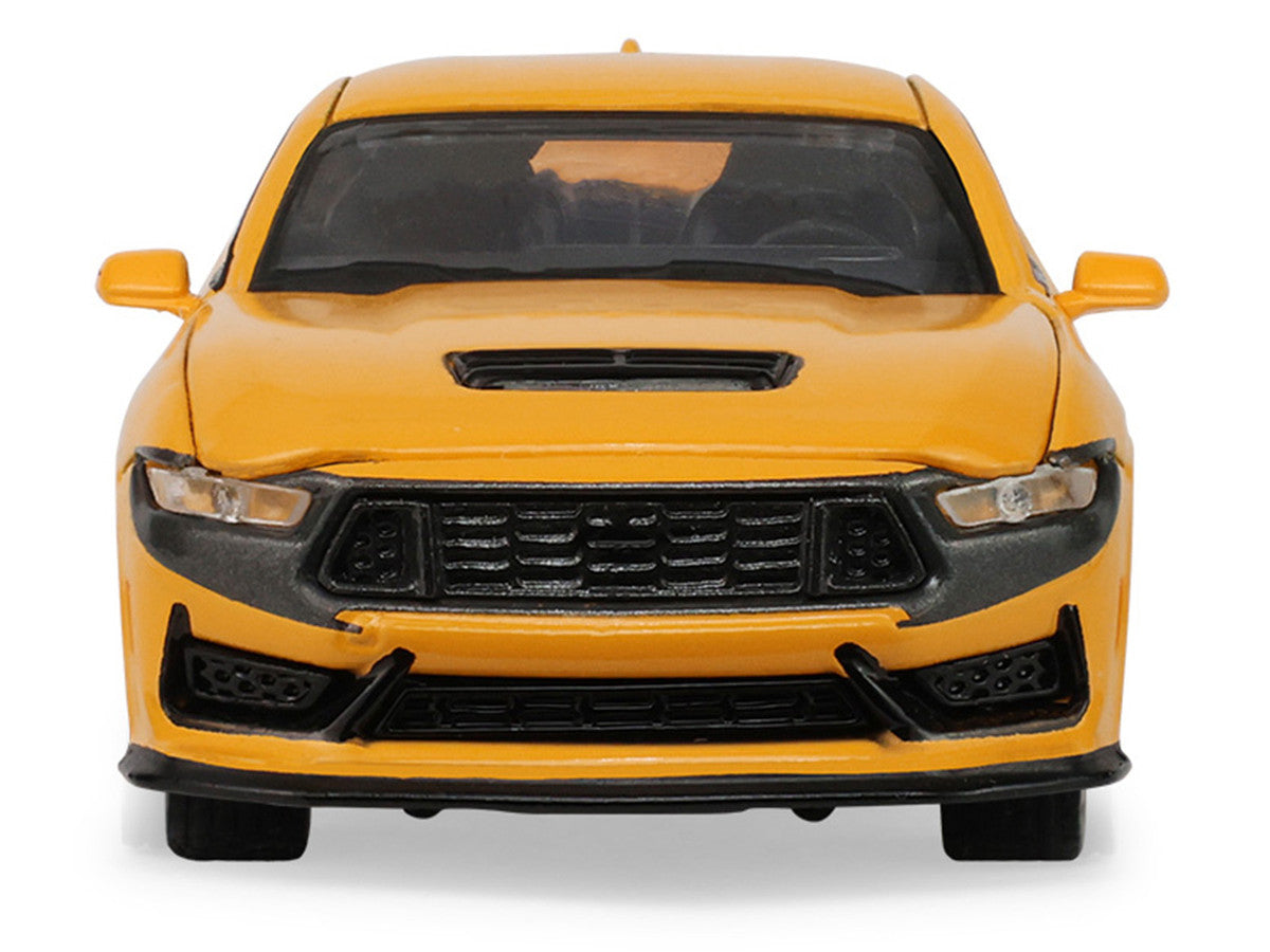 2024 Ford Mustang Dark Horse Yellow Splash Metallic "Auto Mall" Series 8 1/64 Diecast Model Car by Greenlight Greenlight