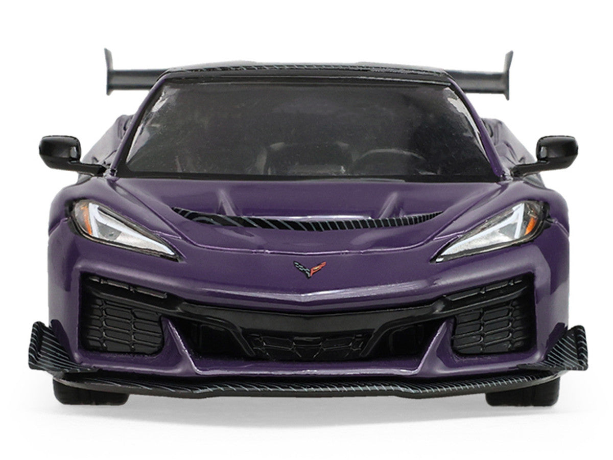 2025 Chevrolet Corvette ZR1 Hysteria Purple Metallic with Carbon Top "Auto Mall" Series 8 1/64 Diecast Model Car by Greenlight Greenlight
