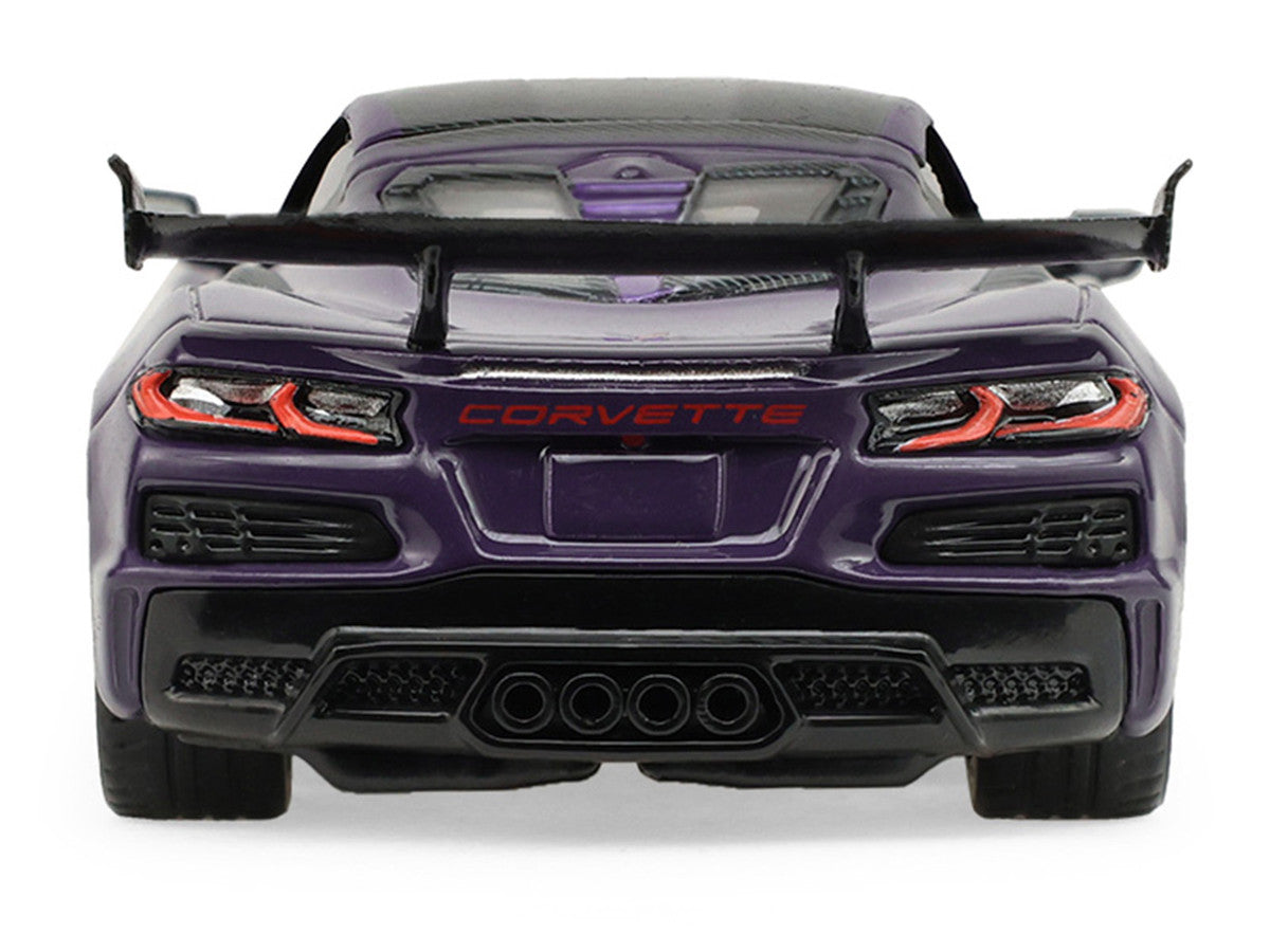 2025 Chevrolet Corvette ZR1 Hysteria Purple Metallic with Carbon Top "Auto Mall" Series 8 1/64 Diecast Model Car by Greenlight Greenlight