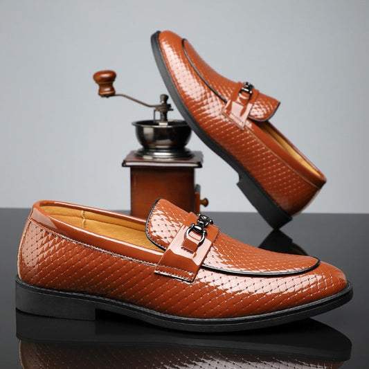 Minimalist British Style Mens Business Leather Shoes Best YouTube Store