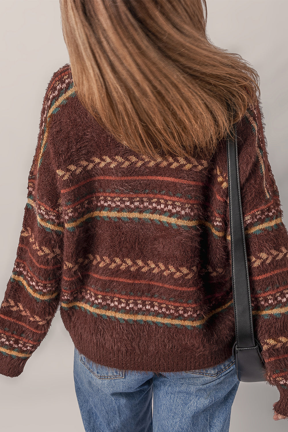 Madison Knitted Drop Shoulder Sweater-1