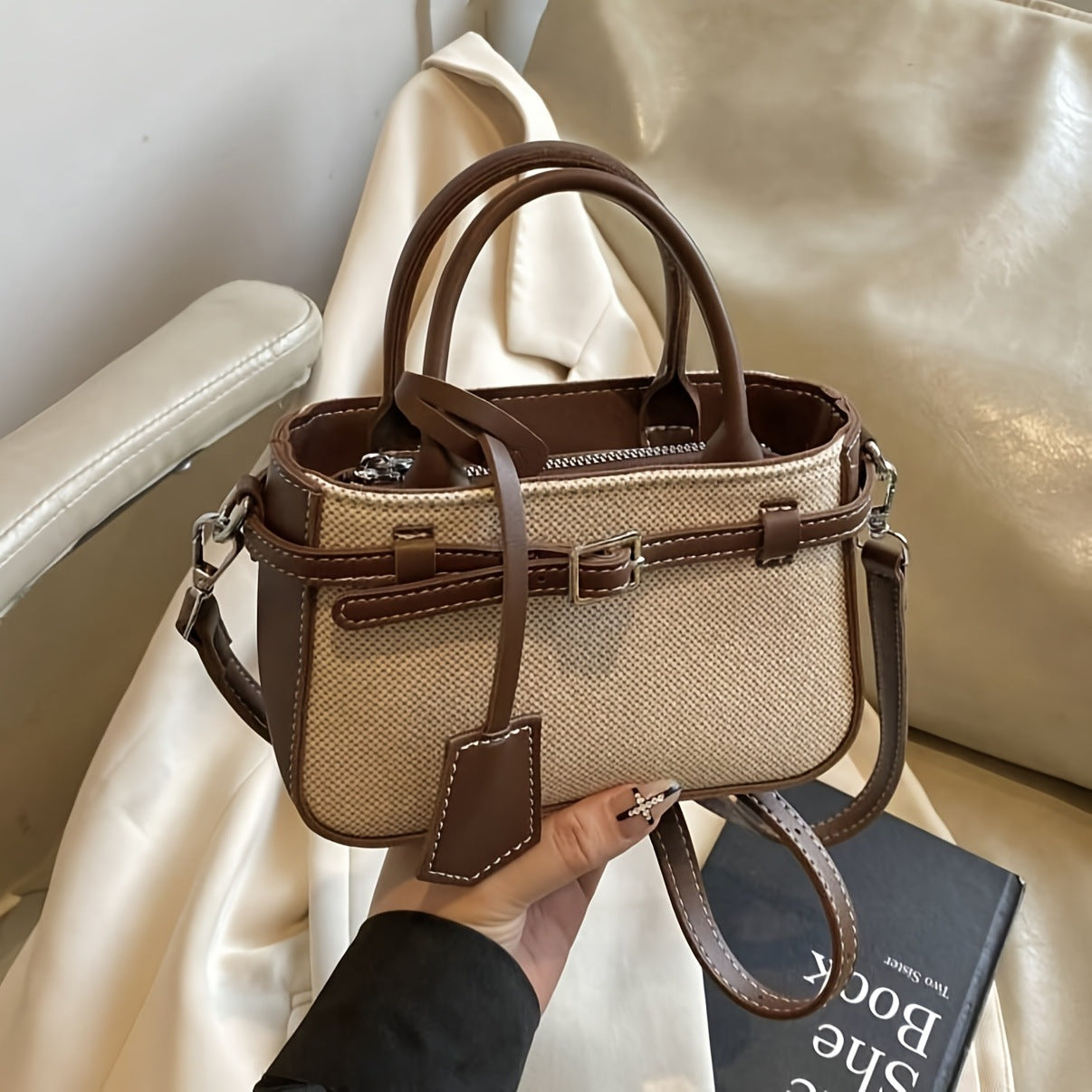 Commuter-friendly Tote New-style Single-shoulder Crossbody Bag With Stunning French Aesthetic Best YouTube Store