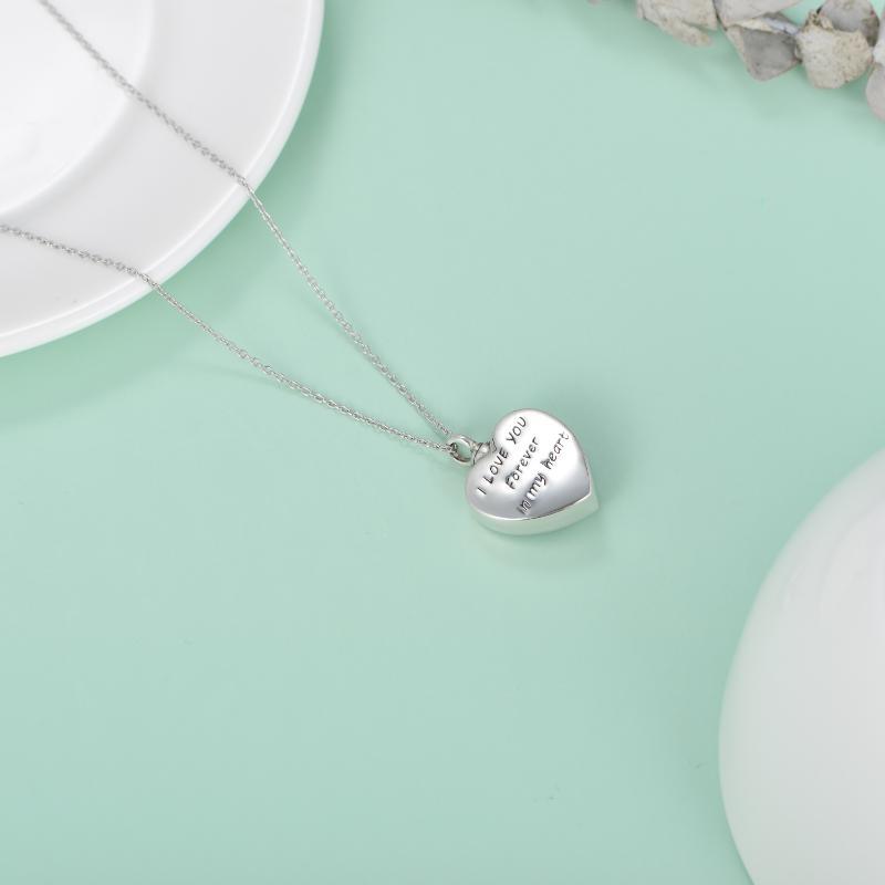 Sterling Silver Angel Cremation Mother Daughter Urn for Ashes Keepsake Memory Necklace LadyShow.Store