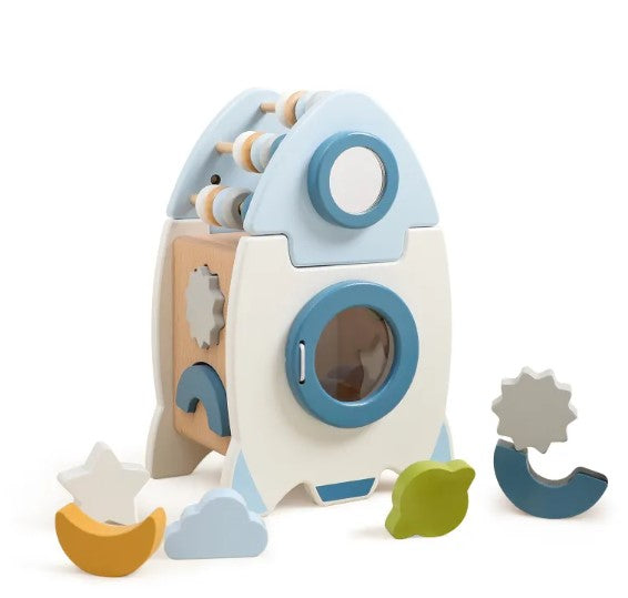 Montessori Wooden 5-in-1 Educational Toy LuxuryLifeWay Online Store