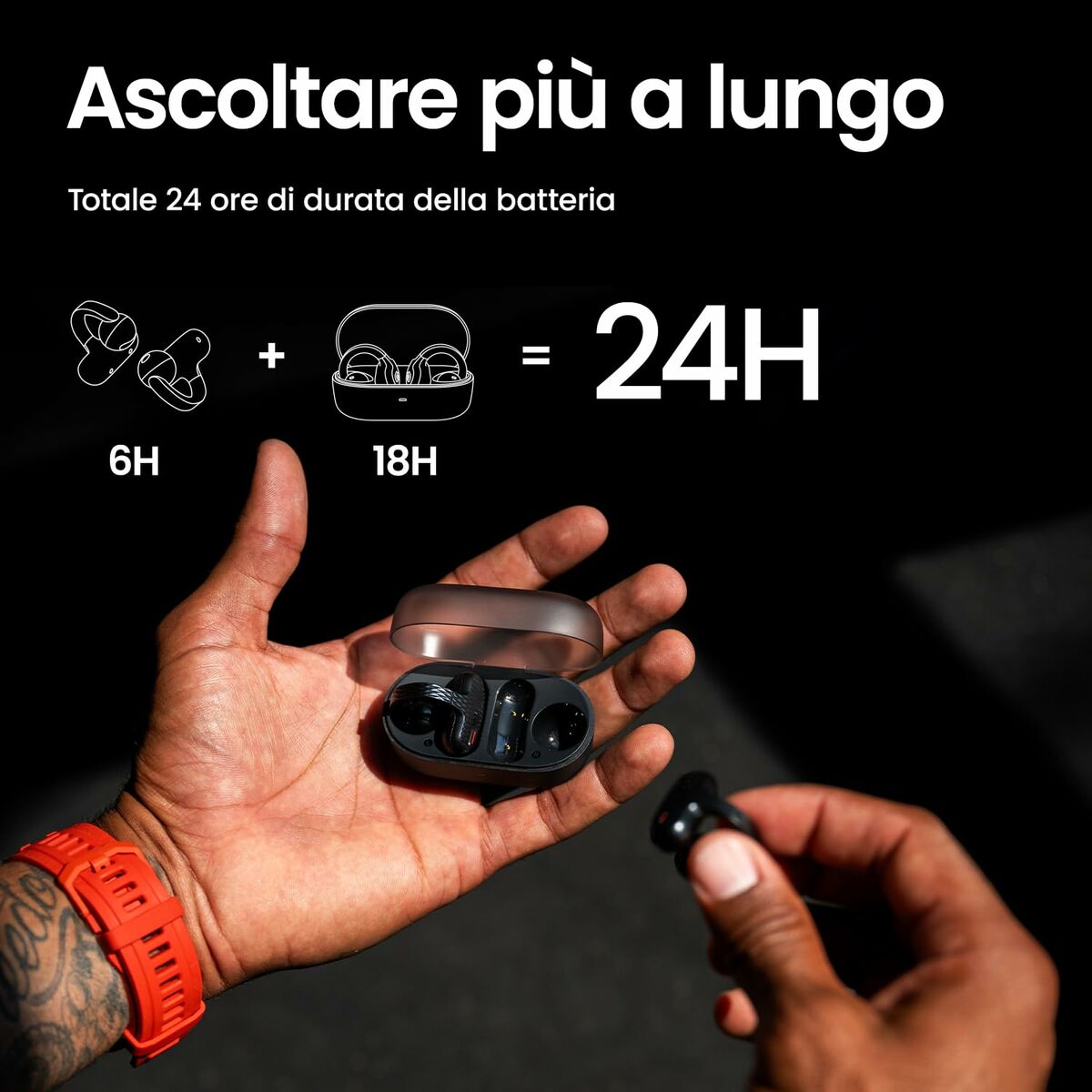Headphones Amazfit W2427GL1N Black-1