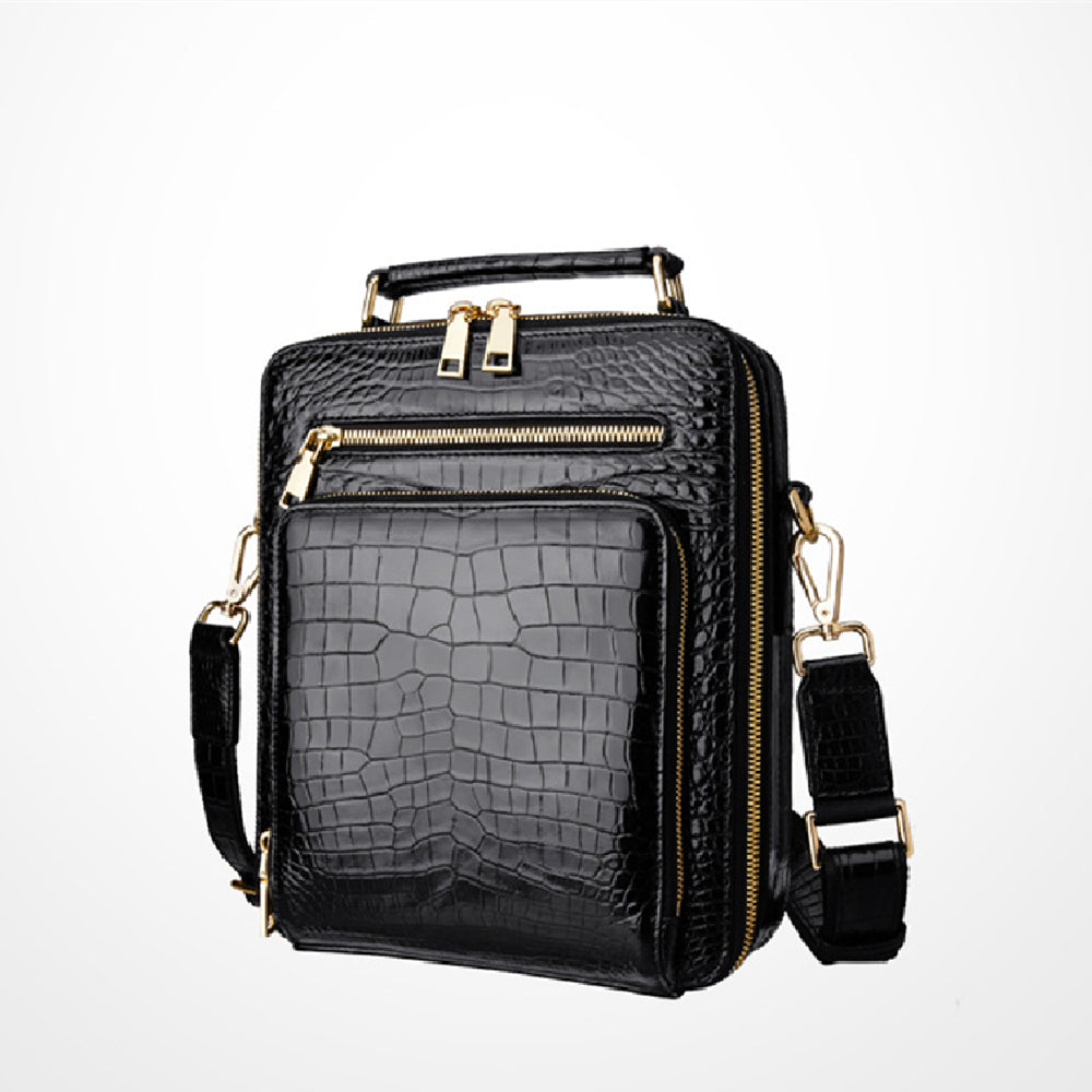 New Fashion Personalized Leather Men's Handbag CJD