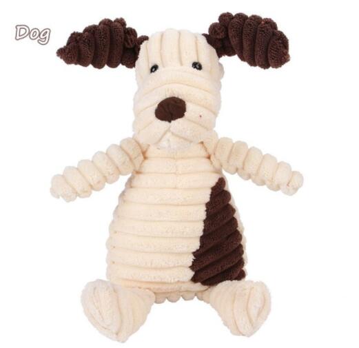 Vocal Animal Plush for Pet Dog Molar Teeth Cleaning Training LadyShow.Store