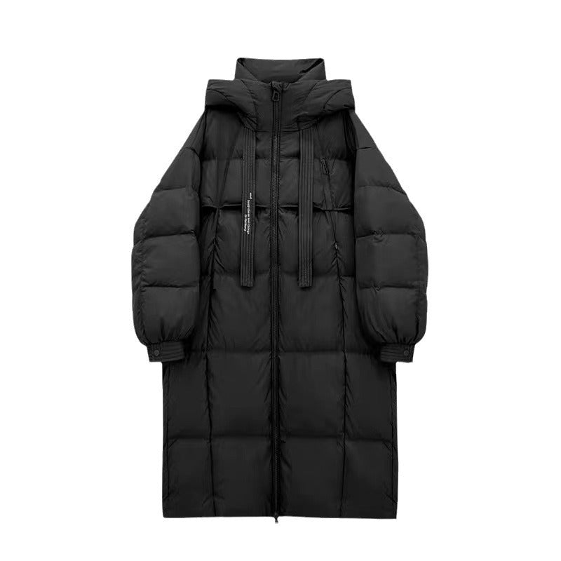 Padded Down Jacket Female Long Below The Knee Accent Plus