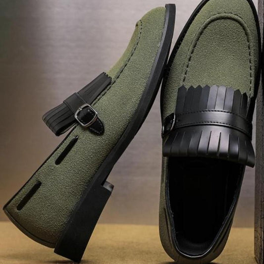 Men's Solidcolor Loafer Shoes With Tassel Accents Best YouTube Store
