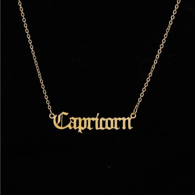 Hip Hop Rapper Letter Pendant Necklace