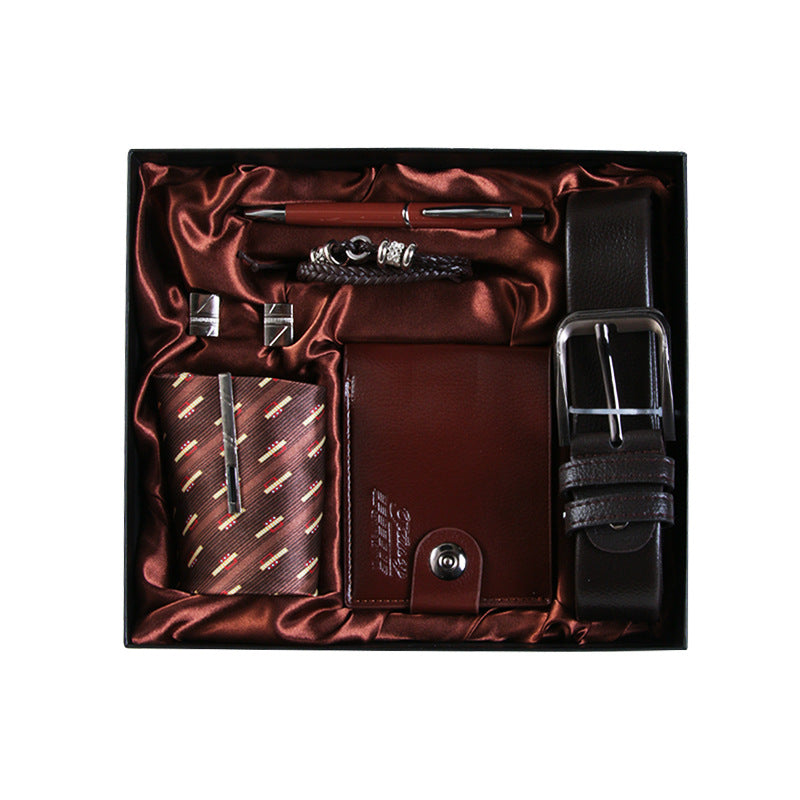 Cross-Border Men's Gift Business Gift Suit Belt Wallet For Boyfriend Valentine's Day Christmas Gift CJD