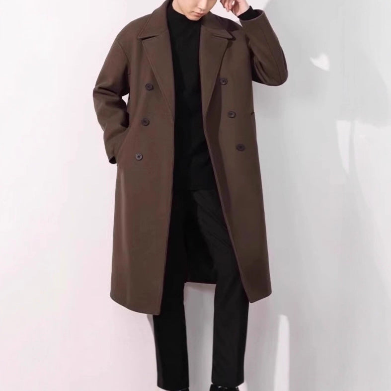 Men's Wool Overcoat, Thick And Loose Wool Jacket Best YouTube Store