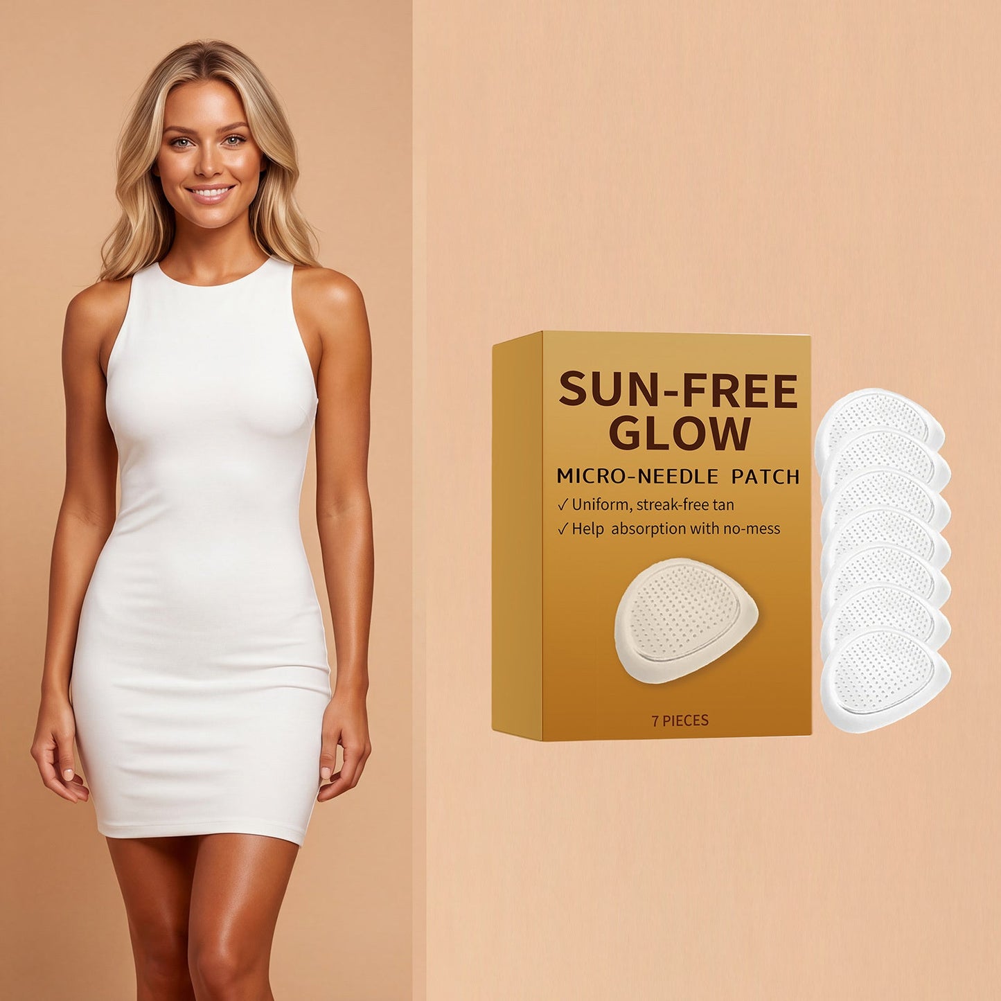 TriLightBeauty Body Tanning Microneedle Patch Tri Light Beauty