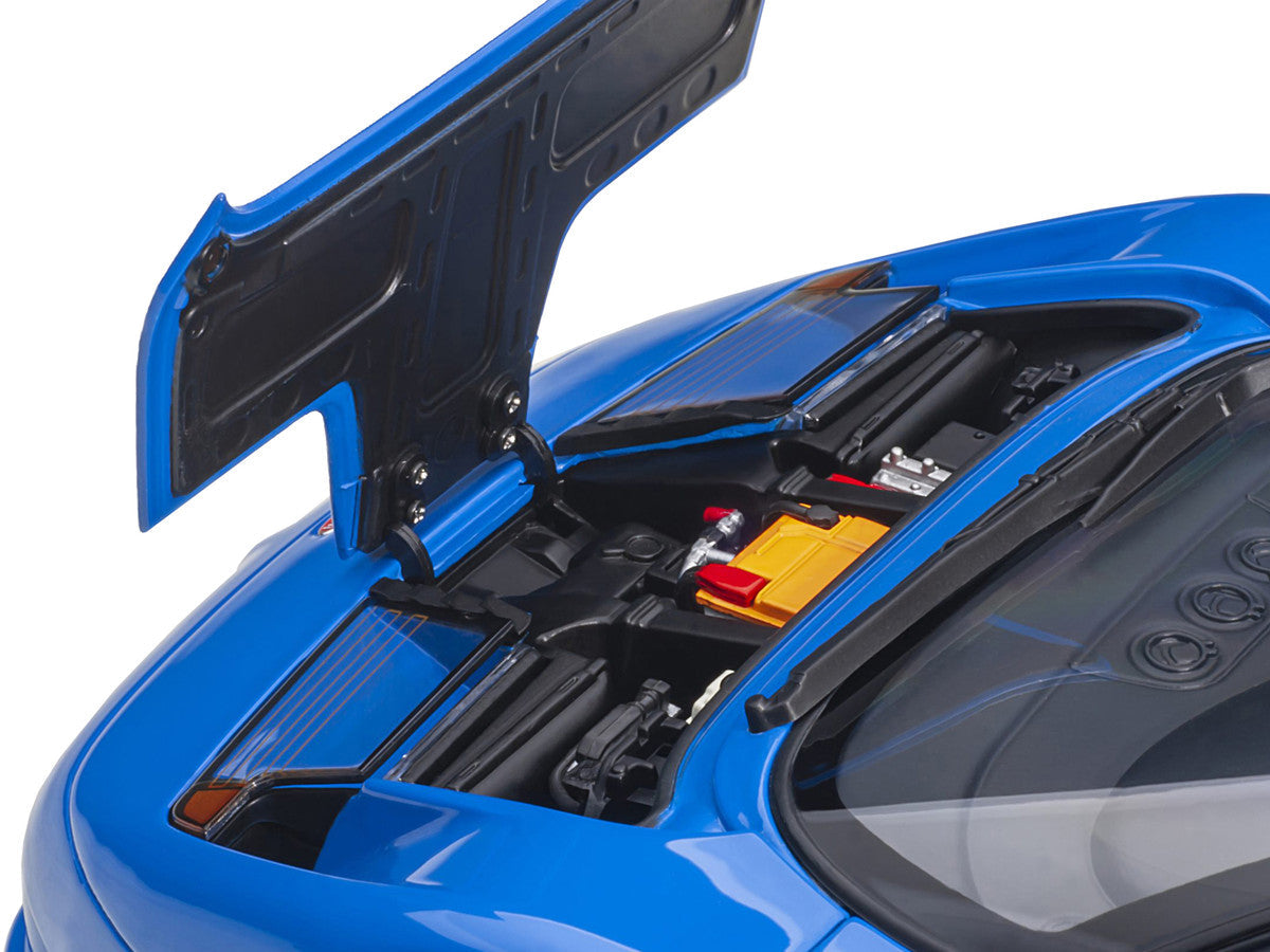 Bugatti EB110 SS Super Sport French Racing Blue with Silver Wheels 1/18 Model Car by Autoart Autoart