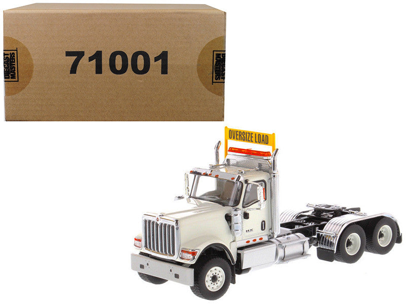International HX520 Day Cab Tandem Tractor White 1/50 Diecast Model by Diecast Masters Diecast Masters